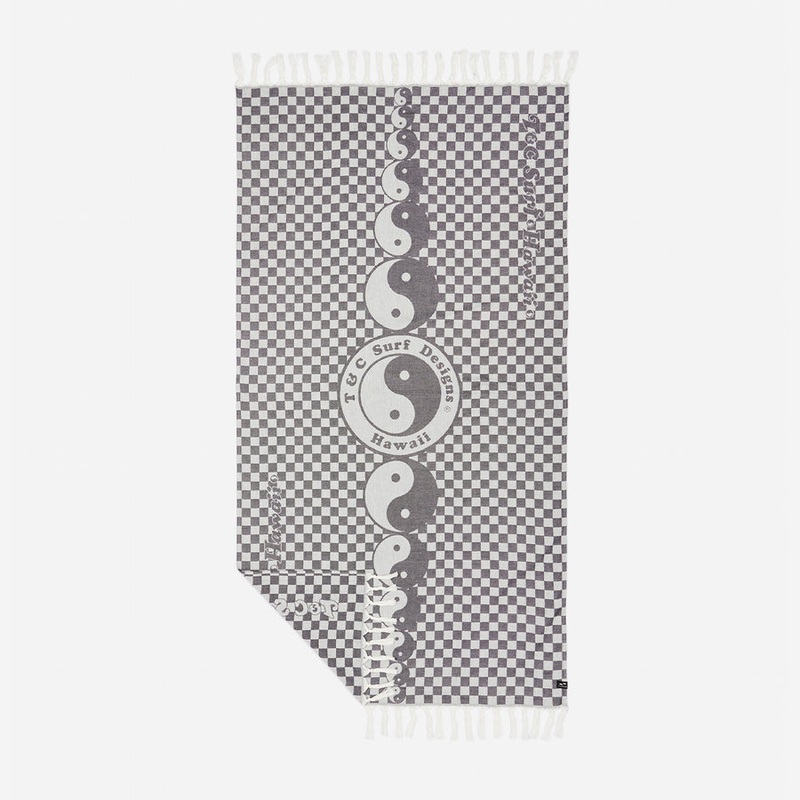 Slowtide Echo Turkish Towel-Black