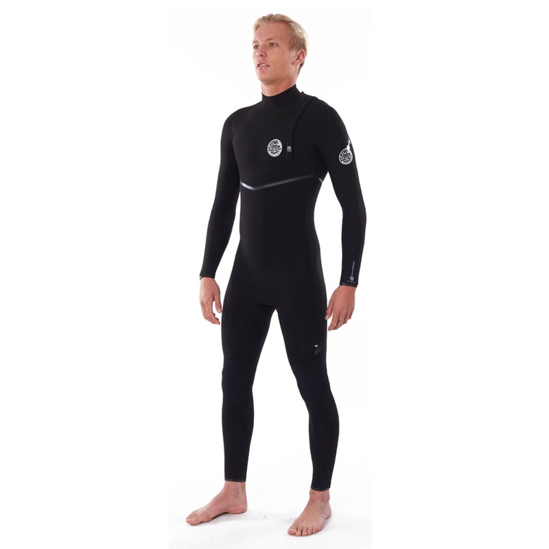 Rip Curl Flash Bomb 5/3mm Zip Free Wetsuit - Black