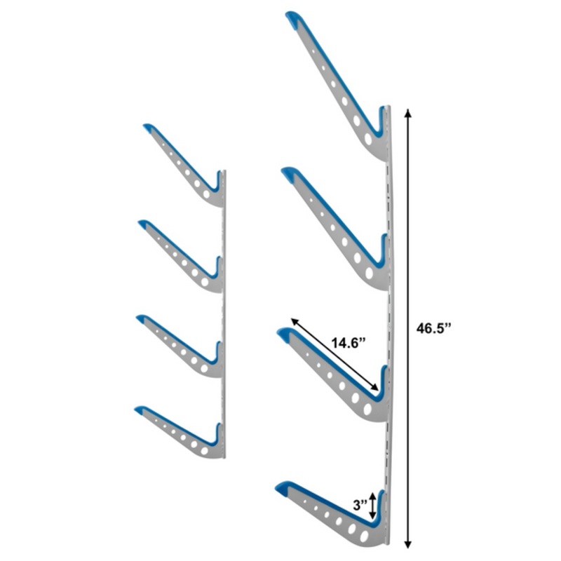 Surfboard Wall Rack - Quad Adjustable