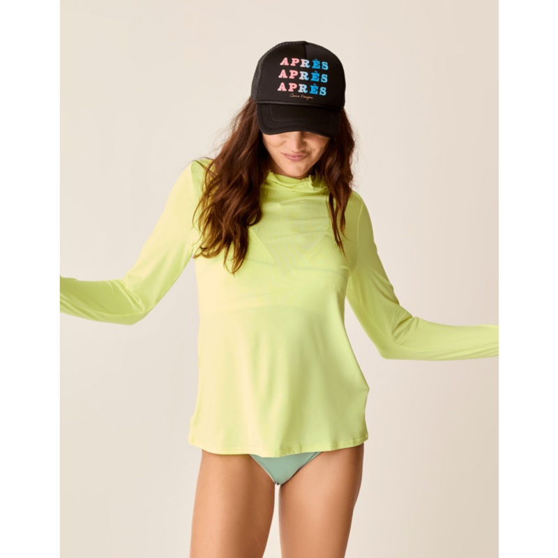 Carve Designs Alani Sun Shirt-Limeade