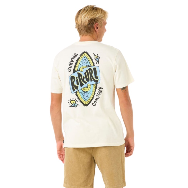 Rip Curl Shield T-Shirt Bone