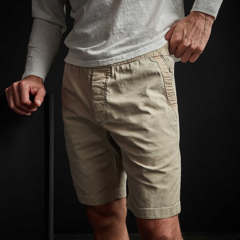 Stretch Canvas Work Short - Biscuit Pigment