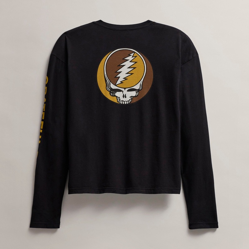 Women's Grateful Dead Long Sleeve - Black/Comet