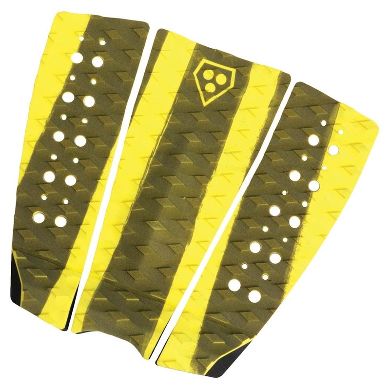 Gorilla Phat Three 3 Piece Tail Pad - Black/Yellow