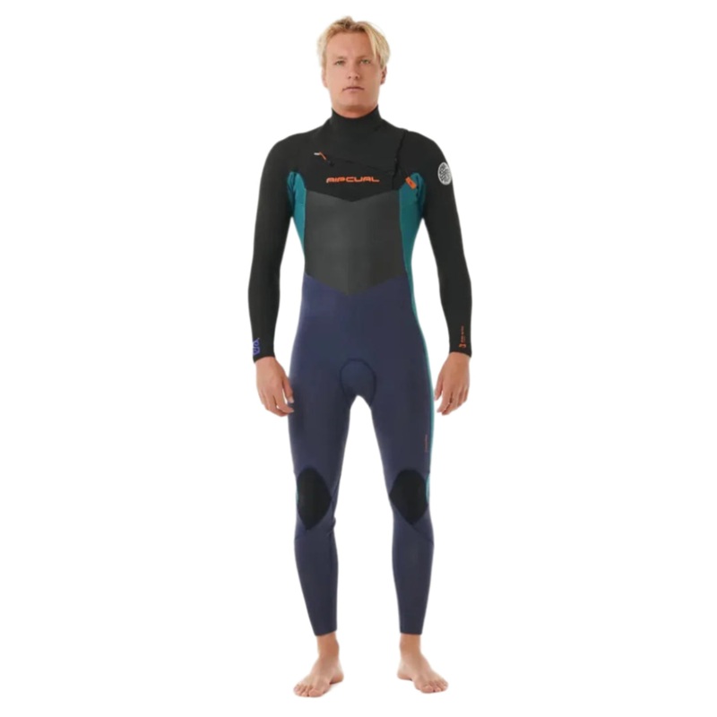 Rip Curl Dawn Patrol Chest Zip 4/3 GB Steamer Wetsuit Purple Night