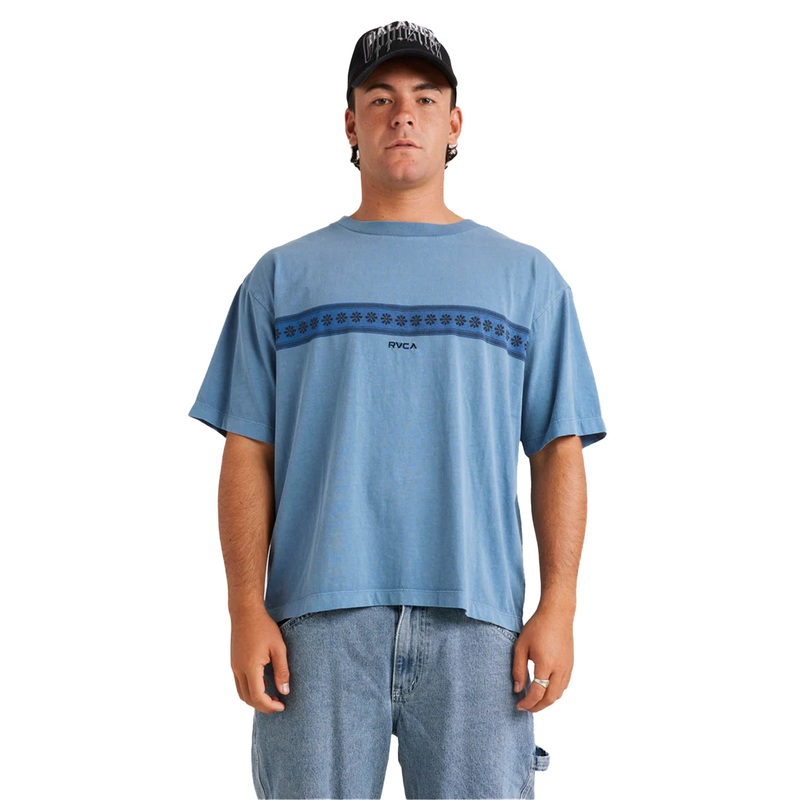 RVCA Mens Dazed Stripe T-Shirt