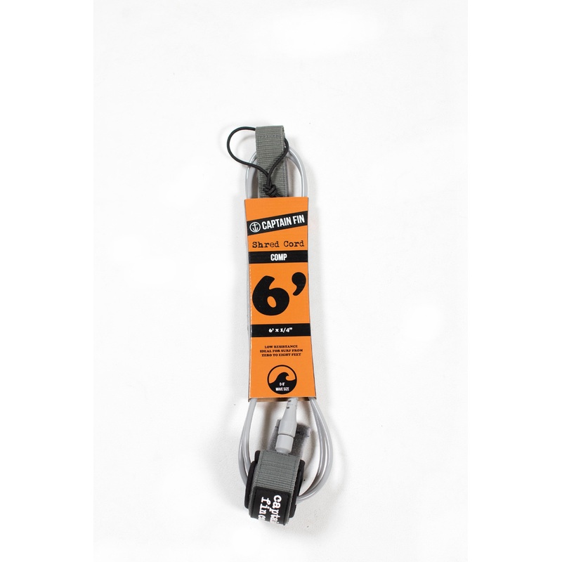 CAPTAIN FIN - CF LEASH SHRED CORD 6 COMP - Grey