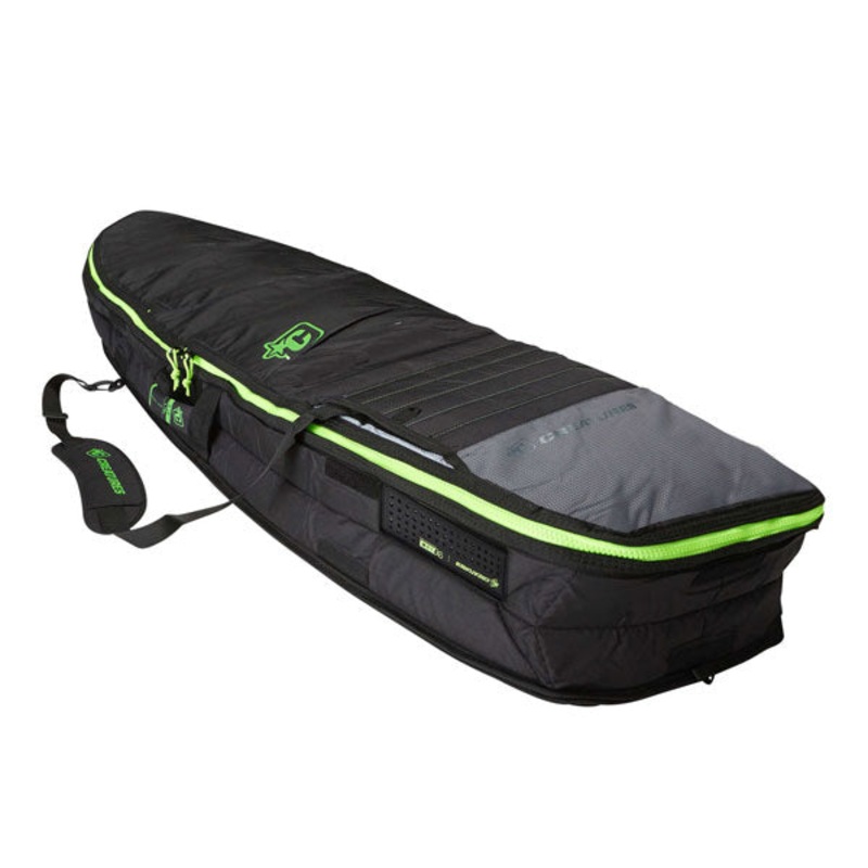 Creatures Retro Fish Double Bag-Charcoal Lime-7'1"