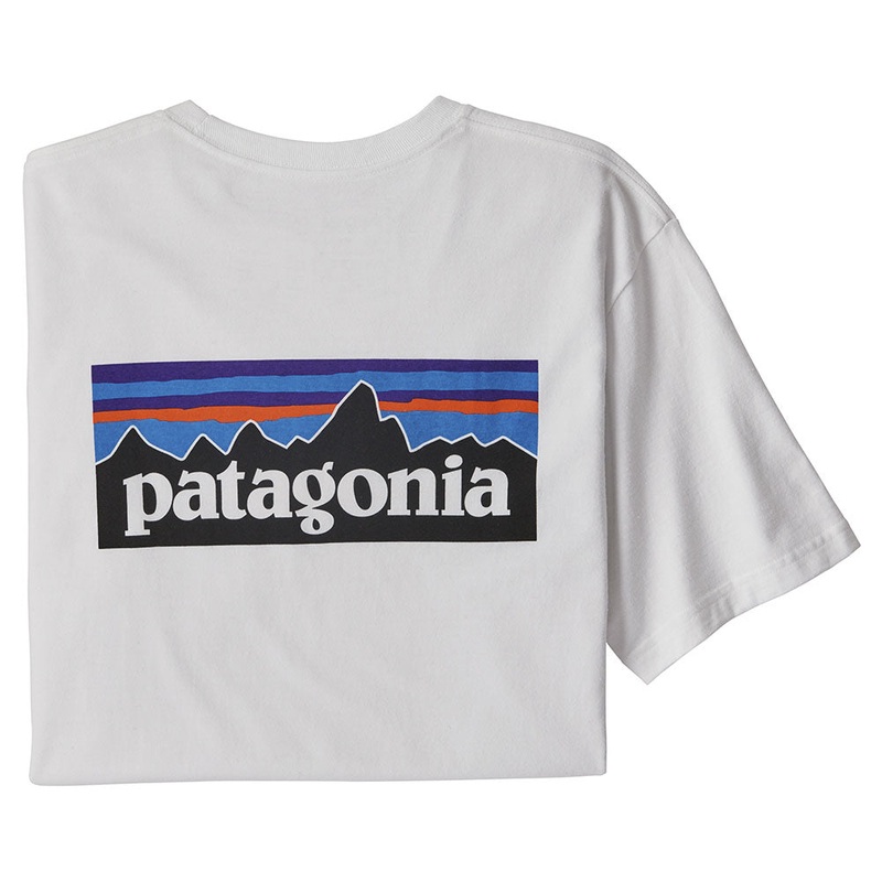 Patagonia Men's P-6 Logo Responsibili-Tee - White