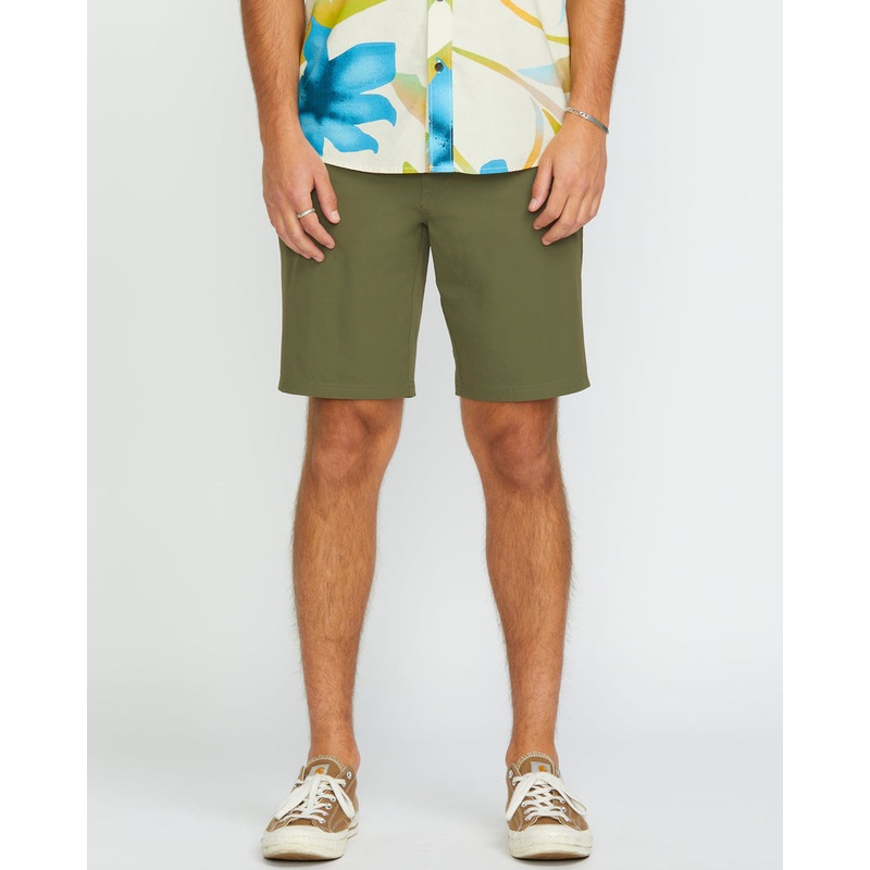 Volcom Frickin Cross Shred 20" Hybrid Shorts Wintermoss