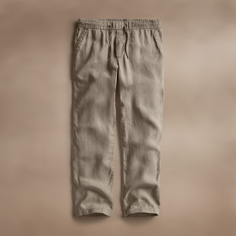 Relaxed Linen Pant - Mineral Pigment