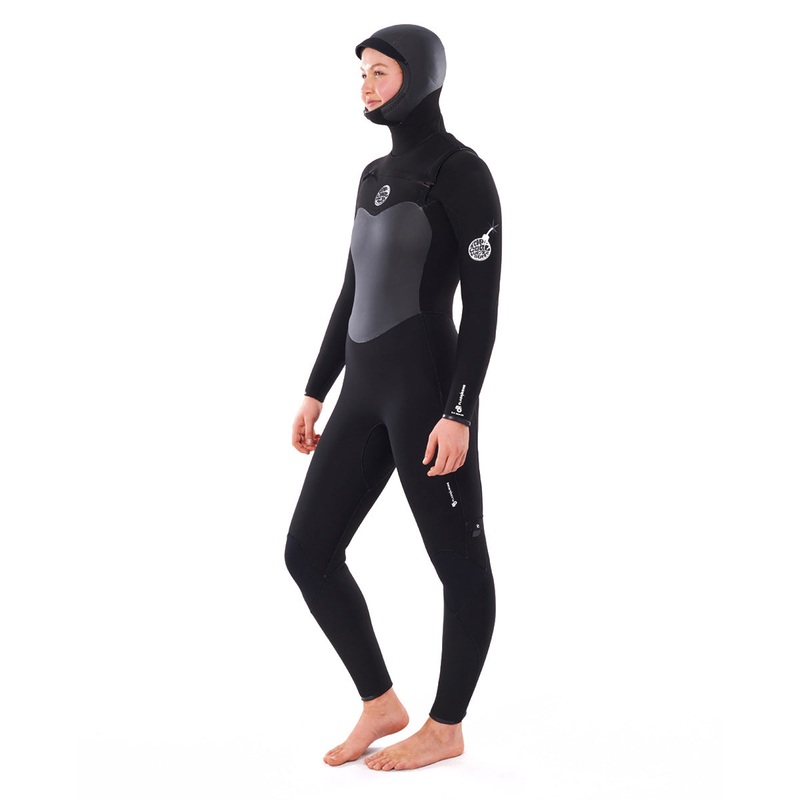 Rip Curl Women's Flashbomb 6/4mm Hooded Chest Zip Wetsuit