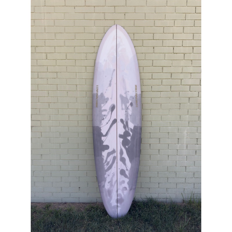 6'10" Lovemachine Surfboards Cheet - Lilac Abstract