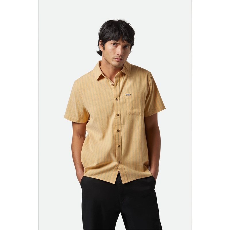 BRIXTON - CRU OXFORD STRIPE WOVEN