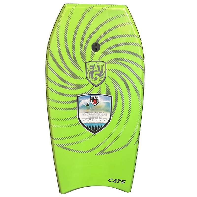 Cat 5 Original 48" Bodyboard w/ Leash - Green