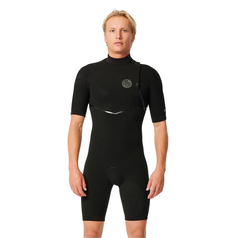 Rip Curl Mens E-Bomb 2/2mm Zip Free Short Sleeve Springsuit