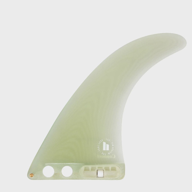 FCS II Connect 7" Longboard Fin - Clear