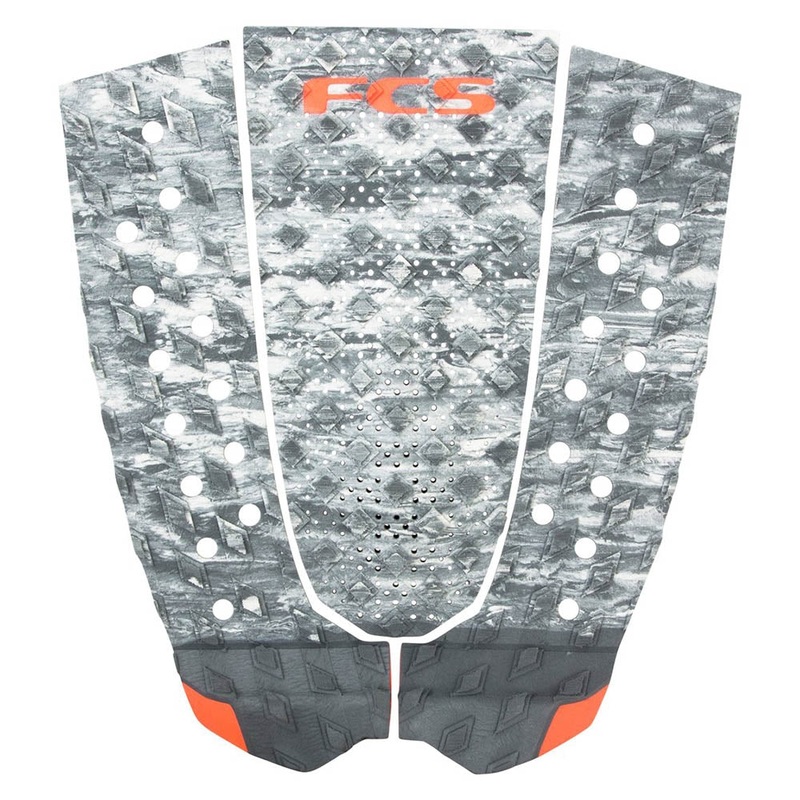 FCS T3 3 Piece Deck Pad - Grey Fade
