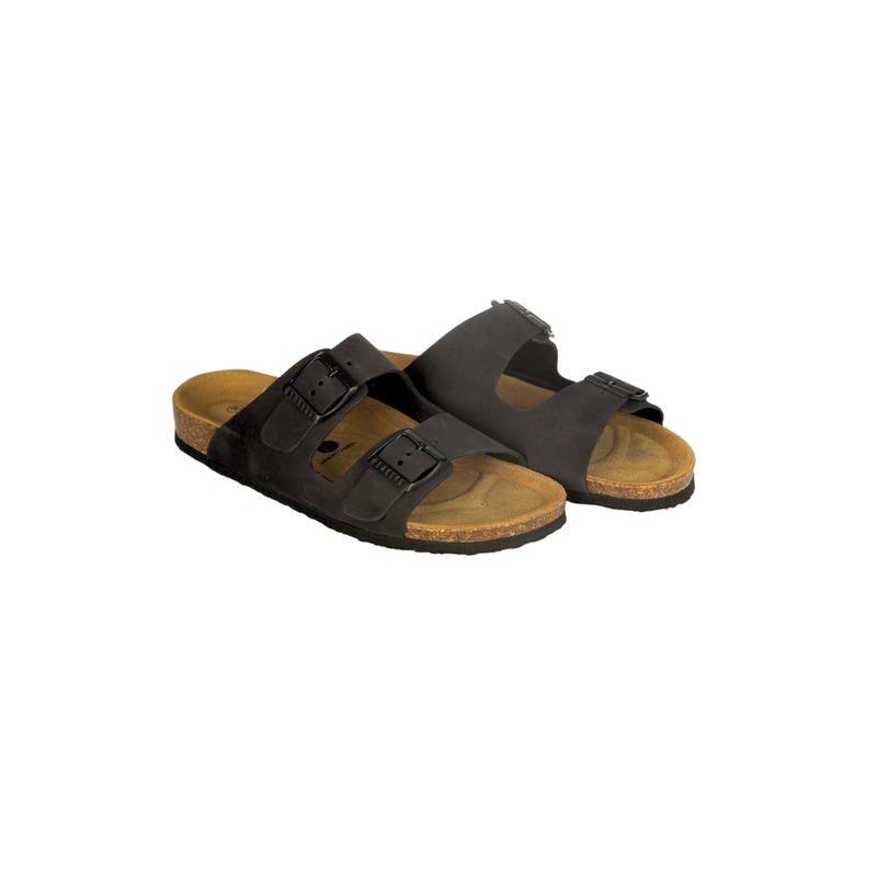 Plakton Nobuck Sandal Black