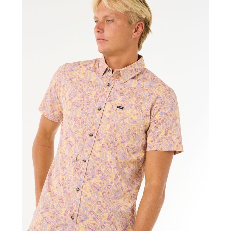 Rip Curl Floral Reef S/S Shirt-Smokey Grape