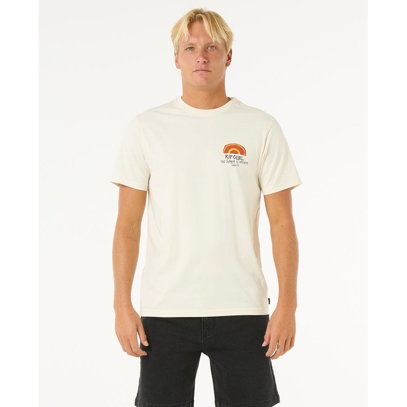 Rip Curl Keep On Trucking T-Shirt Bone