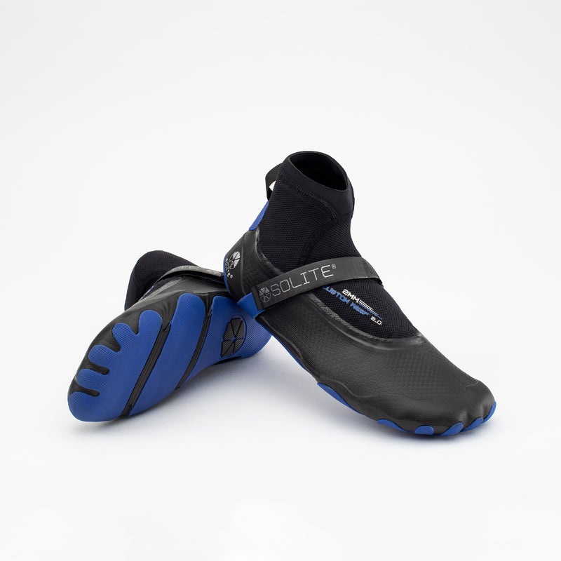 Solite 2mm Custom Reef 2.0 Booties-Black/Blue