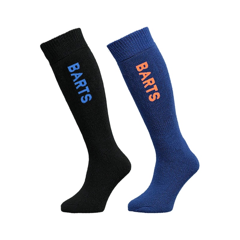 Barts Basic Sock 2 Pack Kids Black & Blue