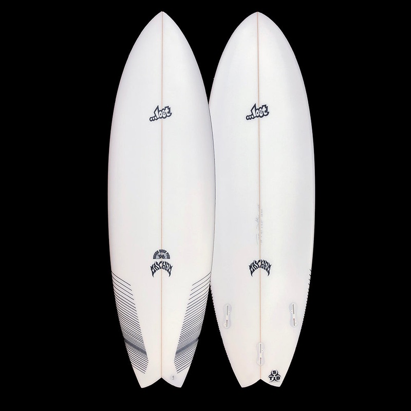 ...LOST ROUND NOSE FISH 96 5'7" PU FCS II 31L