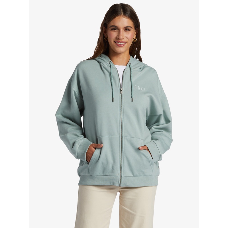 Roxy Oversized Evening Hike B Sweatshirt-Blue Surf
