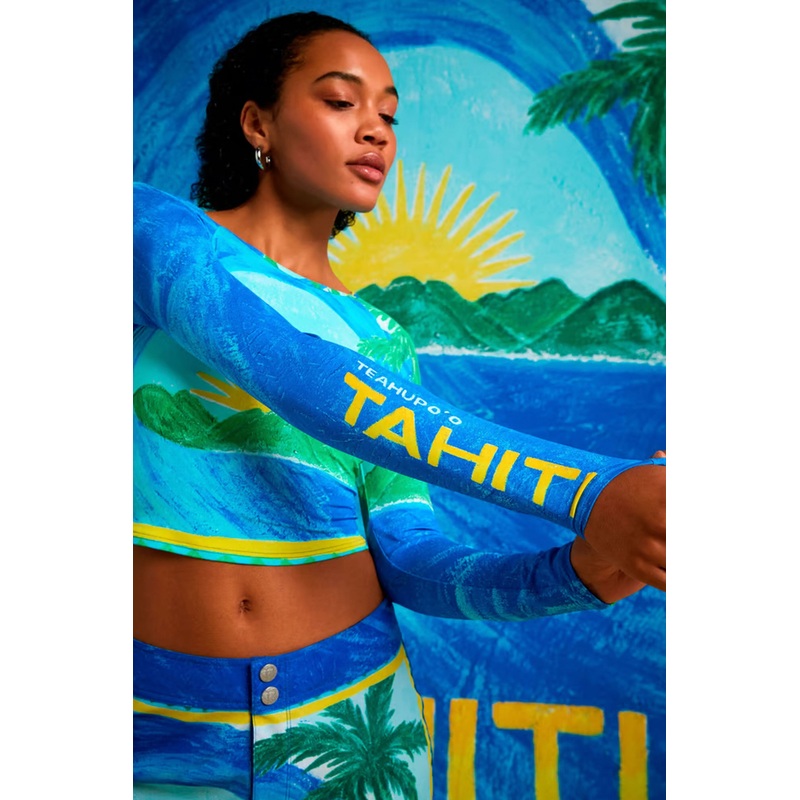ROXY X ATLAS - ATLAS CROP TOP LYCRA