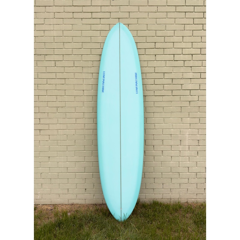 7'4" Lovemachine Surfboards Thick Lizzy - Aqua