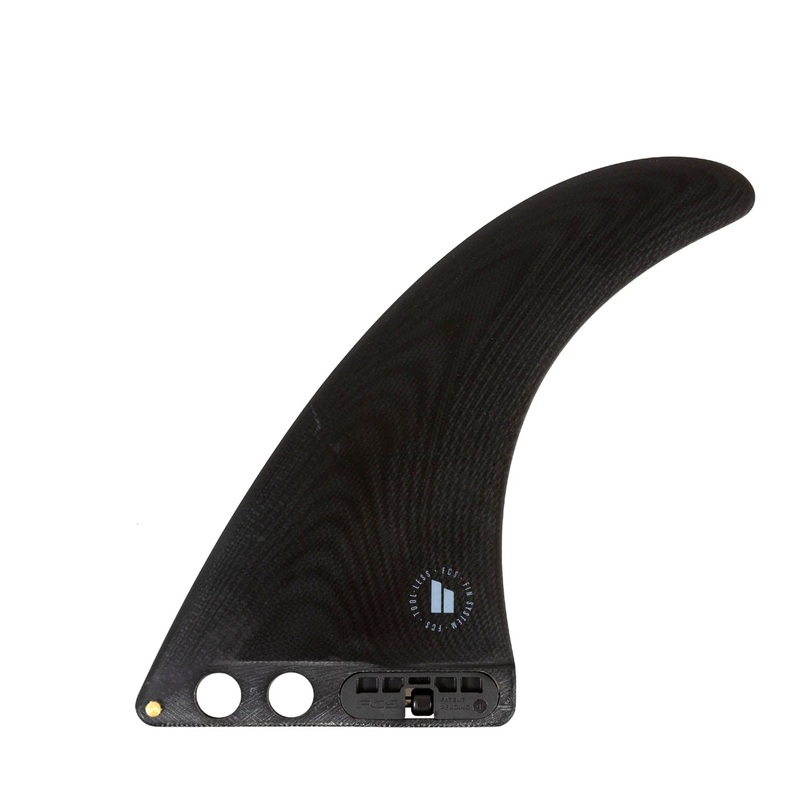 FCS II Connect Performance Glass Longboard Fin - 7"/Black