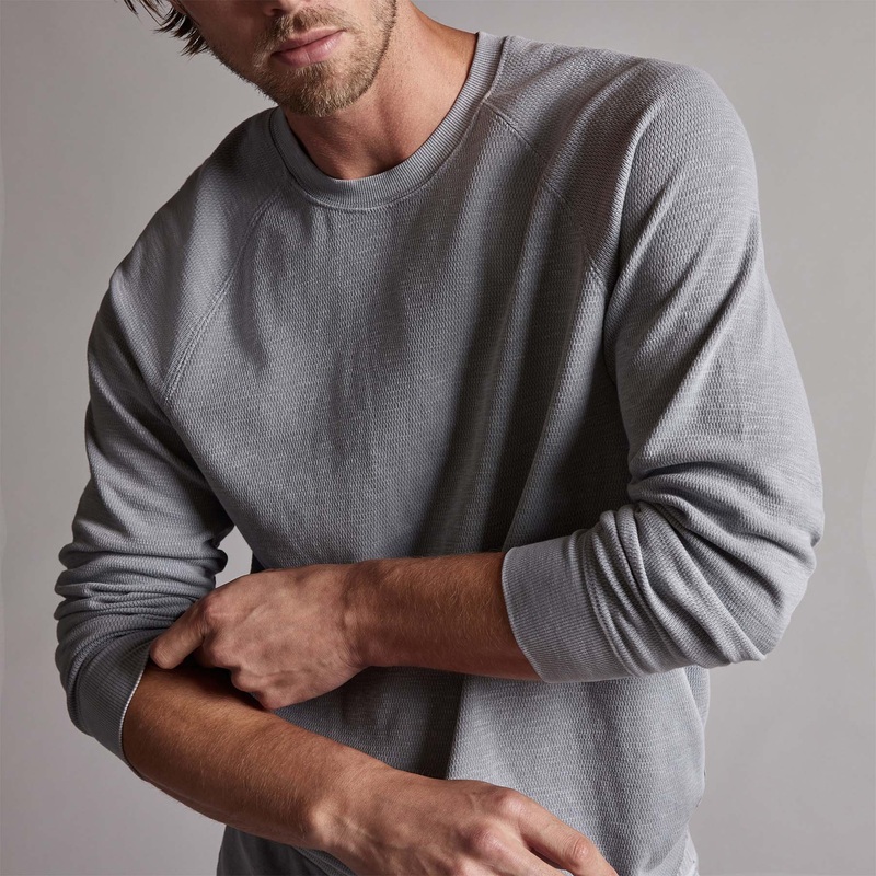 Long Sleeve Thermal Raglan - Breeze Pigment