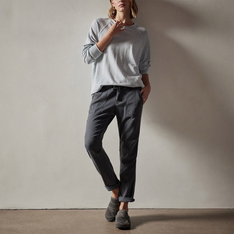 Vintage French Terry Relaxed Sweatshirt - Baby Blue Pigment