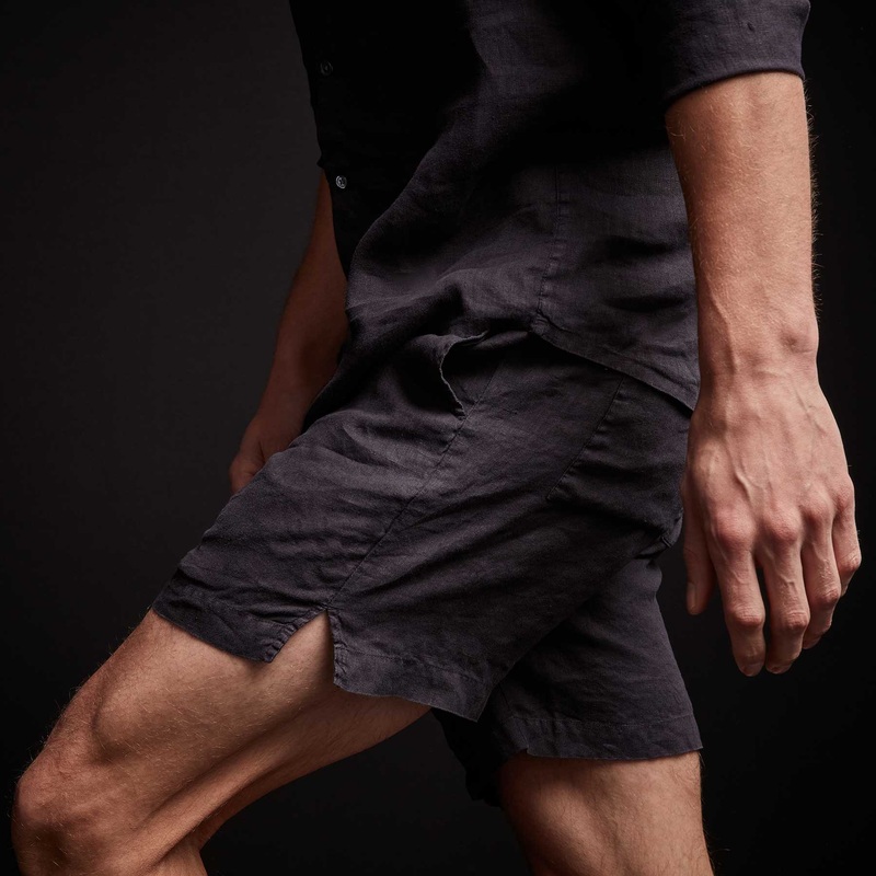Lightweight Linen Short - French Navy Pigment