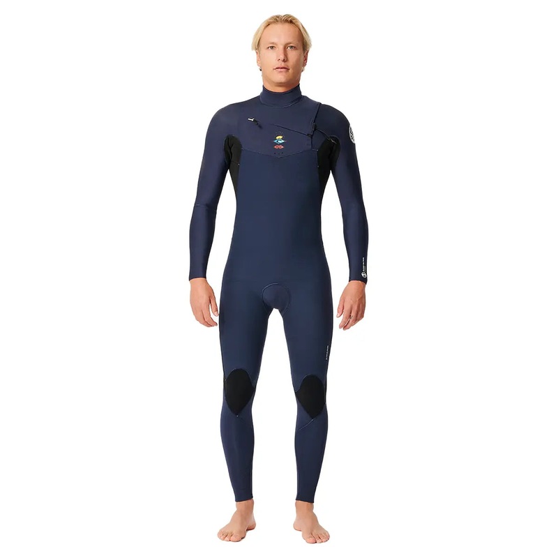 Rip Curl Dawn Patrol 3/2mm Chest Zip Wetsuit - Dark Navy - 2025