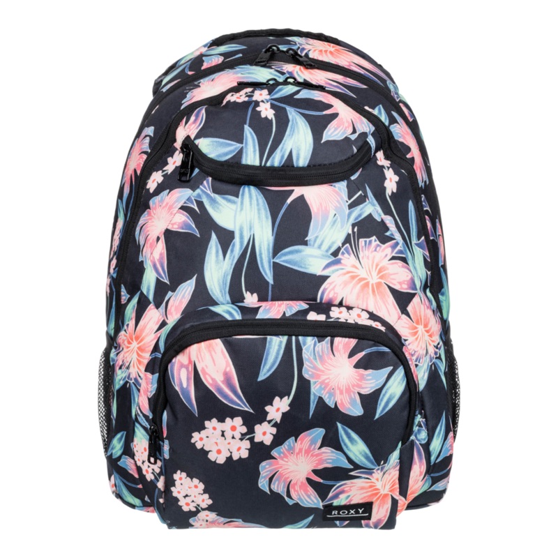 Roxy Shadow Swell Printed Backpack-Anthracite