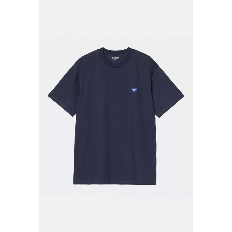 CARHARTT WIP - HEART II HARTT T-SHIRT - BLUE - MAN