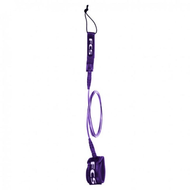 FCS 7ft Regular Leash - Purple