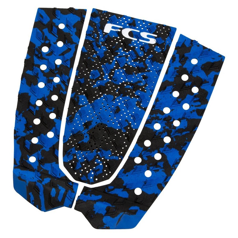 FCS T3 3 Piece Deck Pad - Cobalt/Camo