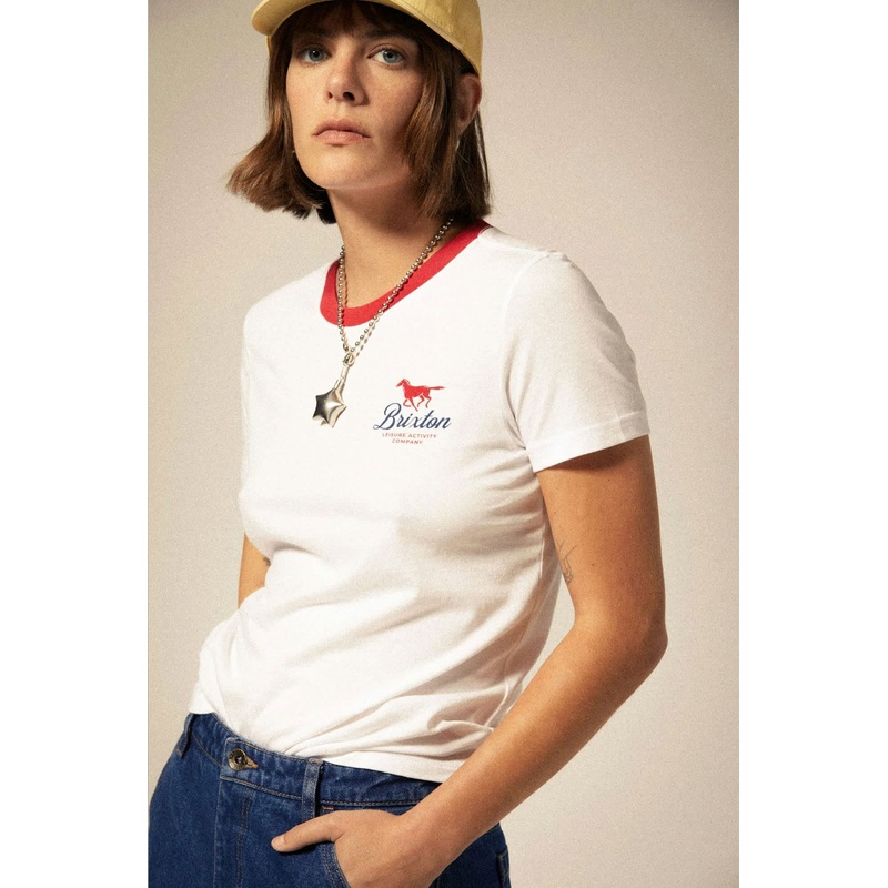 BRIXTON - LEISURE ACTIVITY FITTED CREW TEE