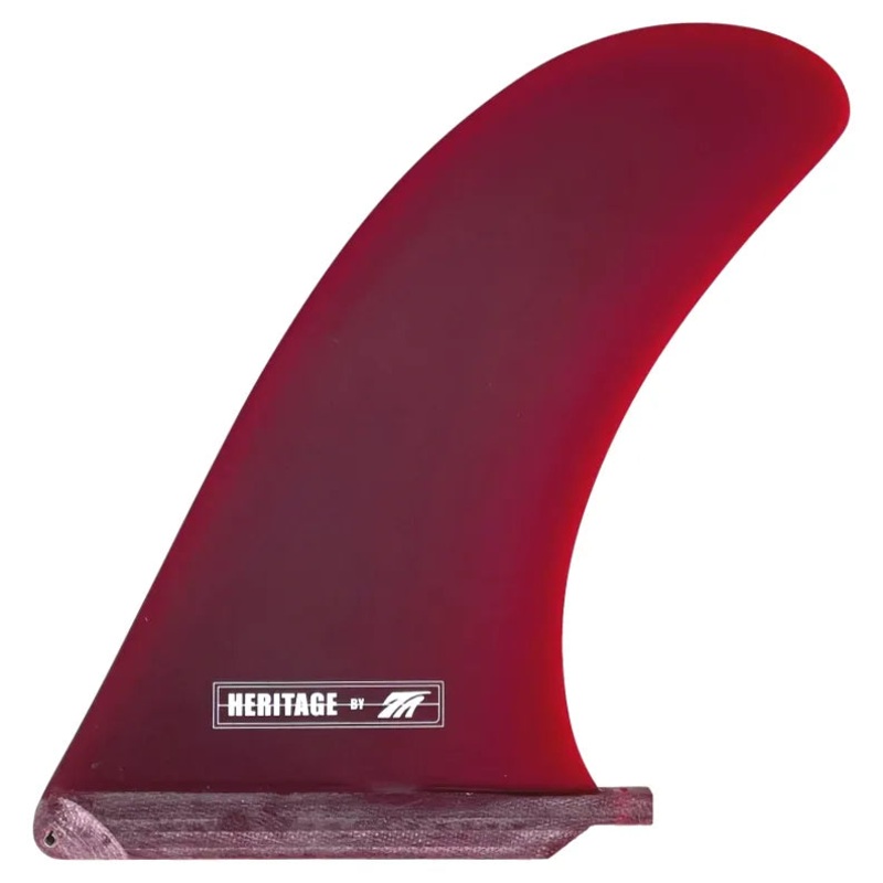 True Ames Heritage Longboard Fin - 10.5" - Red
