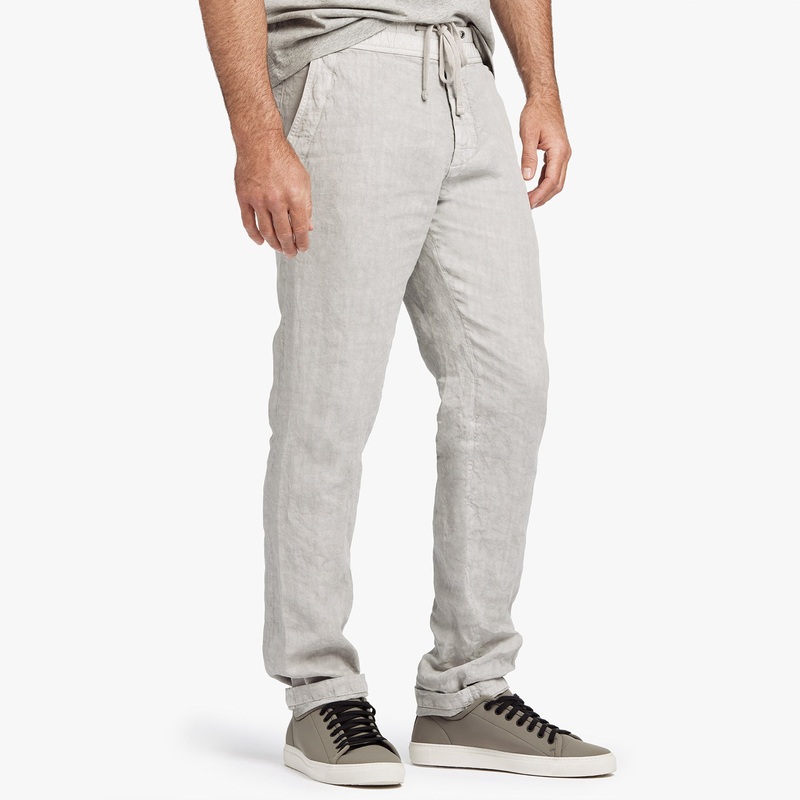 Utility Linen Pant - Steel Pigment