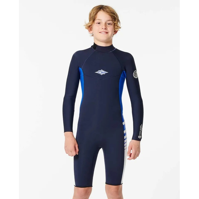 BOYS D/PATROL 2MM L/SL SPRING - NAVY