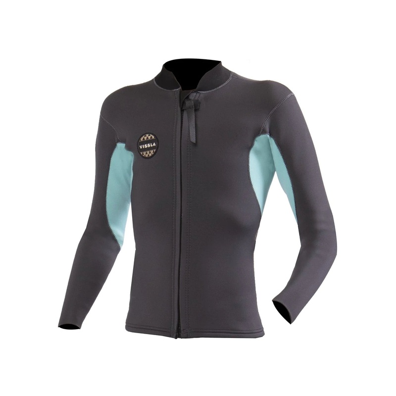 SOLID SET BOYS 2MM LS JACKET - PHANTOM