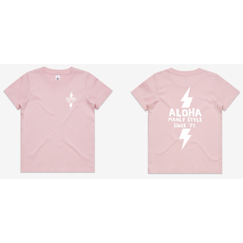 Aloha Kids Lightning Bolt - Pink