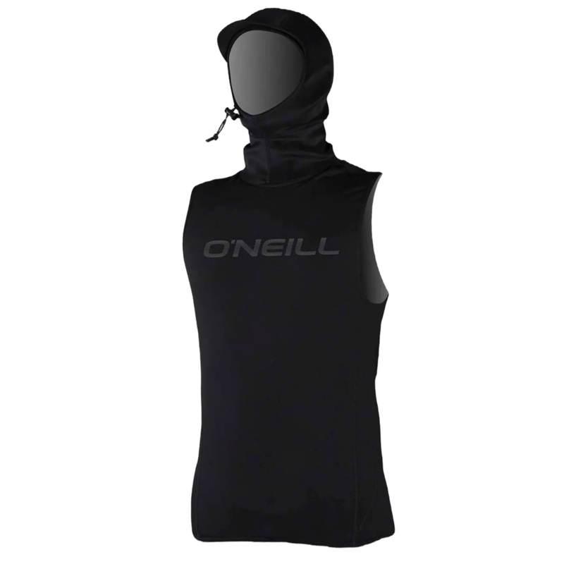 Thermo X Hooded Wetsuit Vest - Black