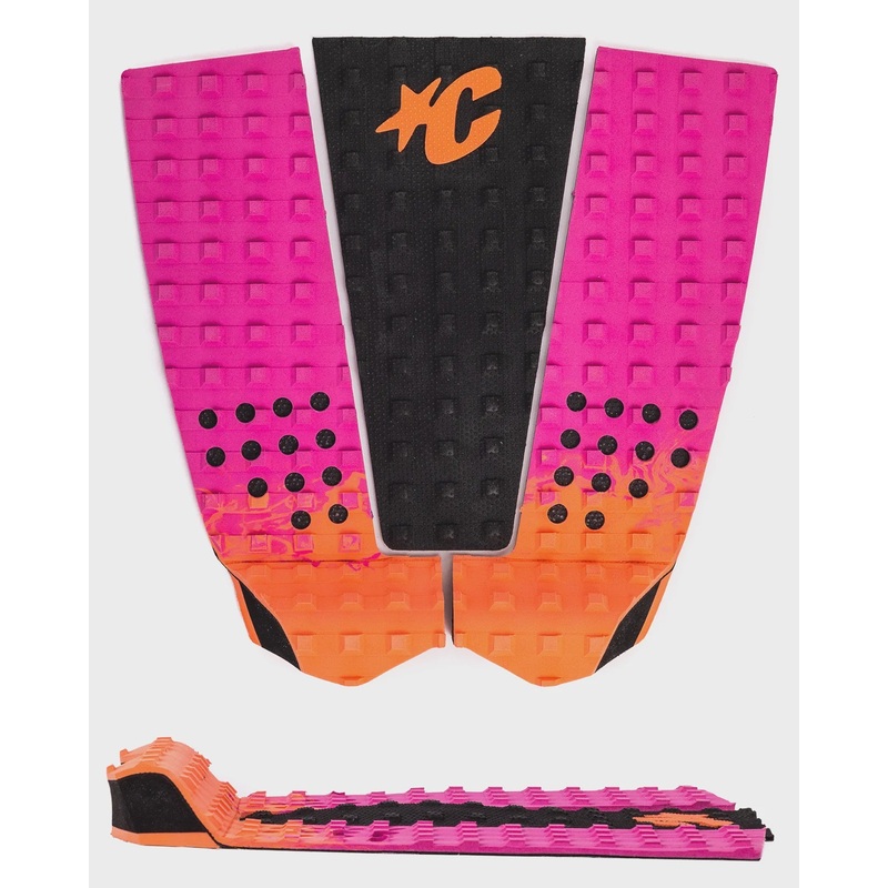ITALO FERREIRA LITE GRIP - FLURO RED FADE PINK BLACK